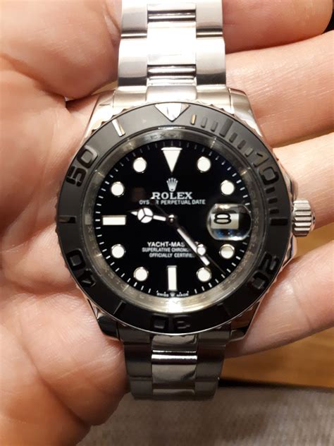 rolex yacht master black bezel|Rolex Yacht-Master bezel.